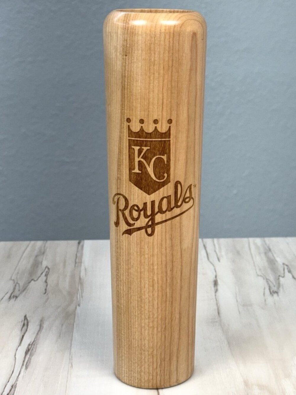 2019 DUGOUT MUGS 10" Kansas City Royals Wood Baseball Bat Cup Thompson Mug Co
